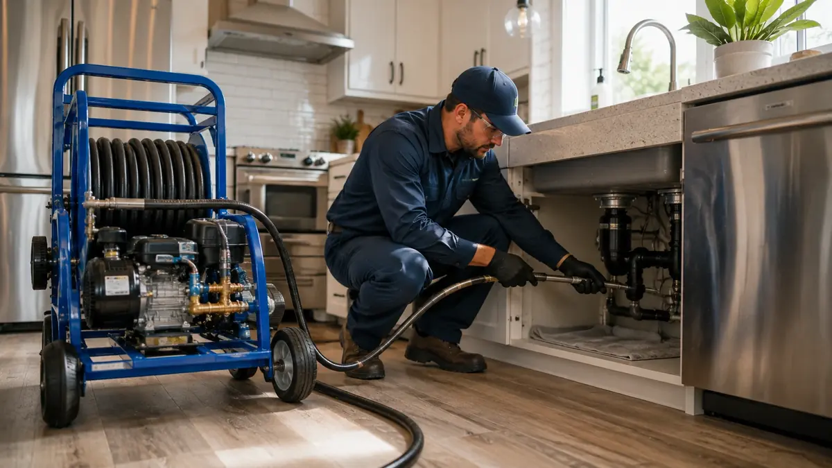 Kitchen Drain Hydro Jetting in El Sobrante