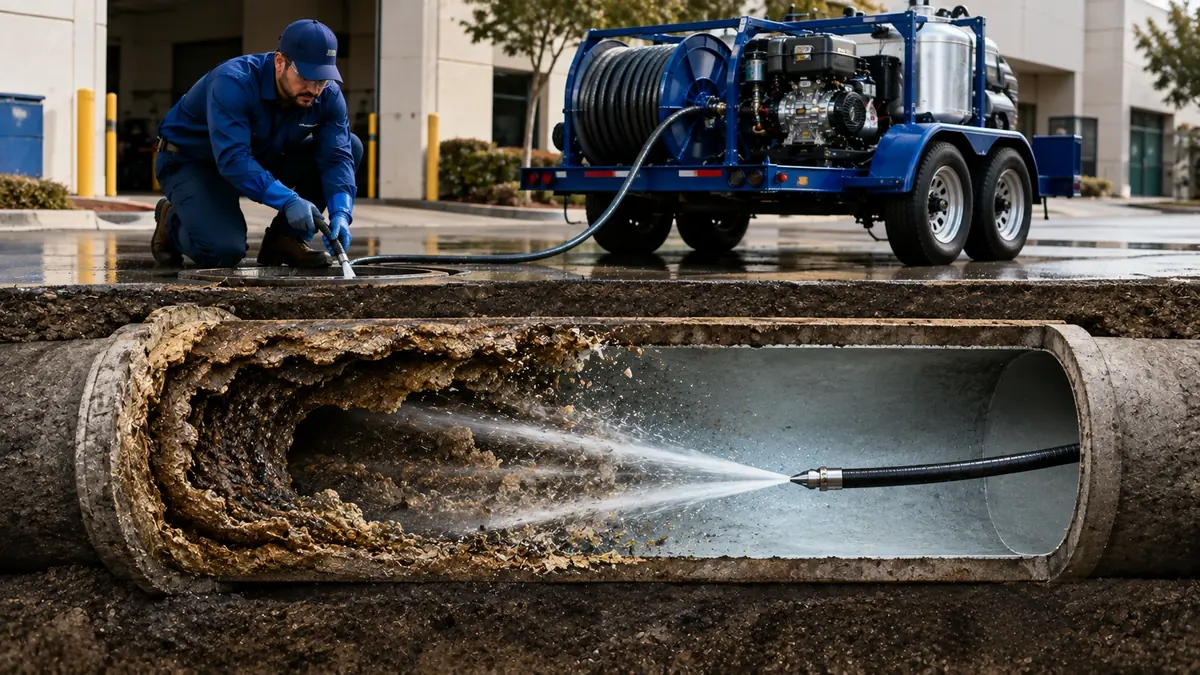 Sewer Pipe Descaling in El Sobrante
